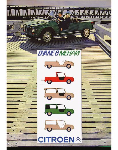 Citroën Méhari Diane 6 vers 1970

Delpire...