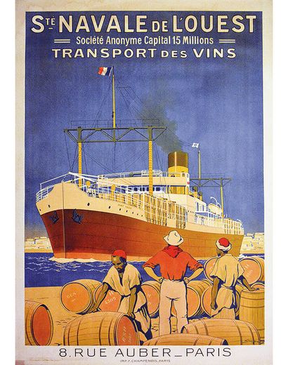 Transport des Vins Société Navale de L'Ouest...