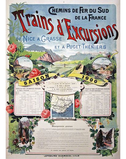 Trains d'Excursions de Nice à Grasse, par...
