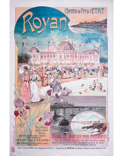 Royan chemins de fer de l'état Foncillon,...