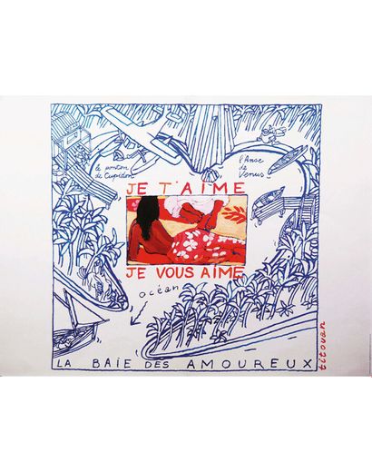 La Baie des Amoureux Tahiti vers 2000

LAMAZOU...