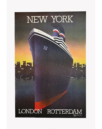 Queen Elisabeth 2 New York London Rotterdam...