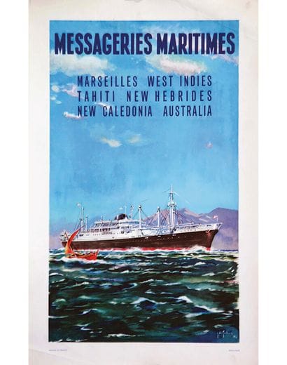 Messageries Maririmes Marseilles West Indies...