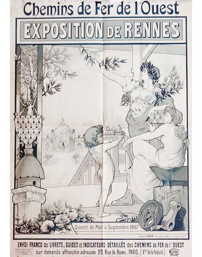 Exposition Rennes Chemins de Fer de L'Ouest...