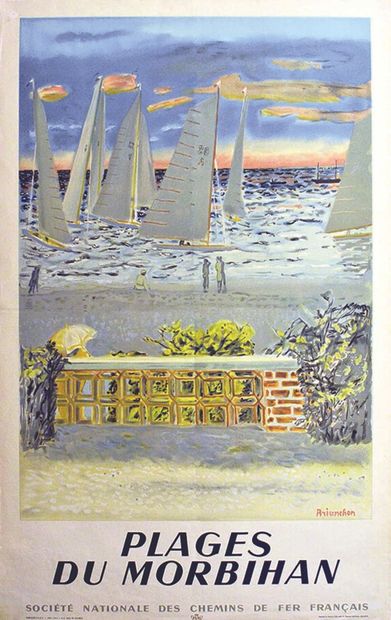 Plages du Morbihan 1950

BRIANCHON

De Plas

Affiche...