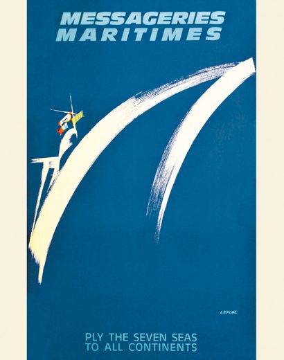 Messageries Maritimes Ply The Seven Seas...