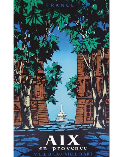 Aix En Provence Ville D'Eau Ville D'Art 1958

GANEAU...