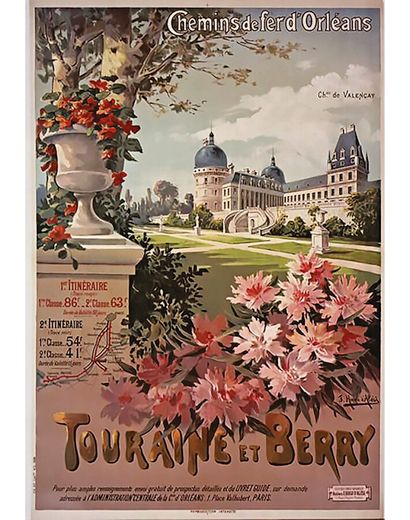 Touraine et Berry Château de Valençay. Chemins...