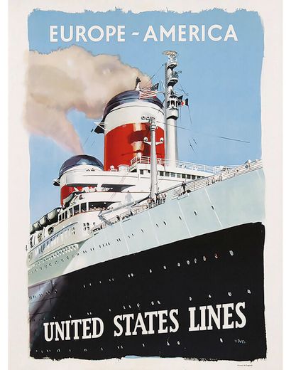 United States Lines Europe-America SS United...