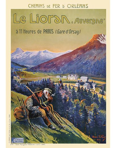 Le Lioran Auvergne Chemins de Fer D'Orléans...
