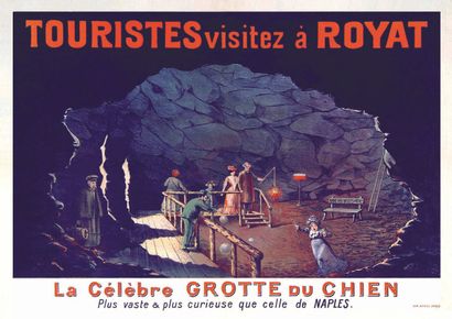 Touristes visitez à Royat La célèbre Grotte...