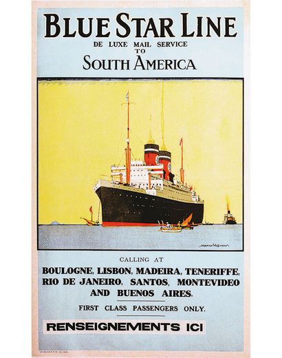 Blue Star Line vers 1900

WILKINSON NORMAN

MC...