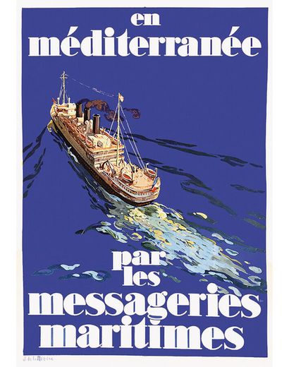 En Méditerranée par les Messageries Maritimes...
