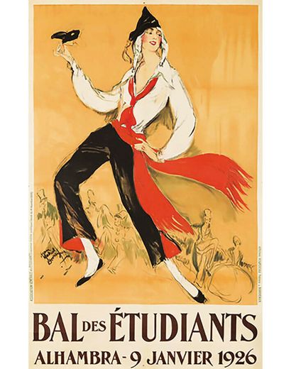 Alhambra Bal des Etudiants 1926 Bordeaux...
