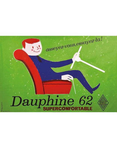 Renault Dauphine Super confortable asseyez...