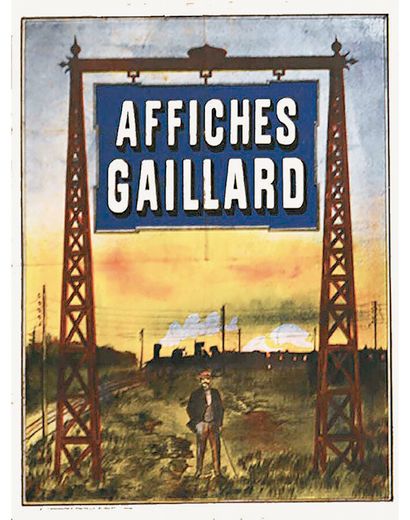 Affiches Gaillard Publicité pour cette Imp...