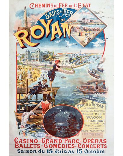 Royan Bains de mer de Royan Cordouan Pontaillac...