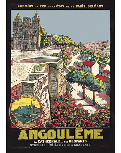 Angoulème Sa Cathédrale & Ses Remparts vers...