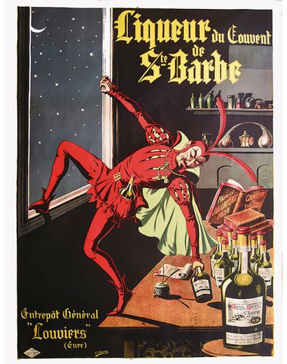 Liqueur du Couvent de Sainte Barbe vers 1920...