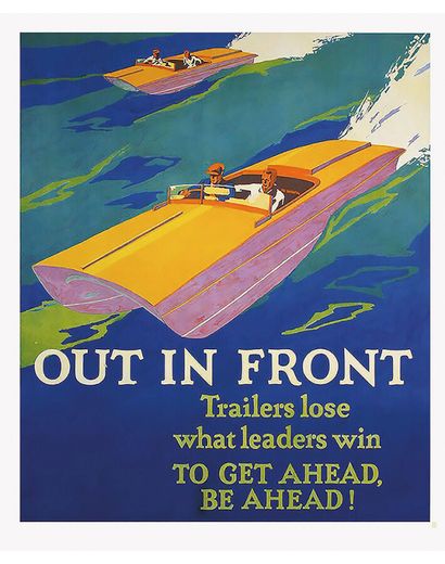 Out in Front Trailers Lose What Leaders Win.To...