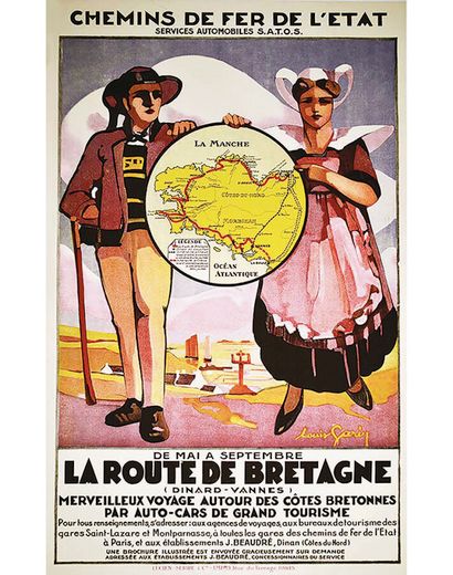 La Route de Bretagne (Vannes-Dinard) vers...