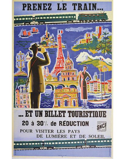 Prenez le Train Tour Eiffel Pour Visiter...