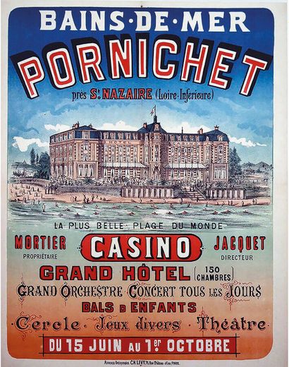 Pornichet Bains de Mer vers 1900

Ch. Lévy...