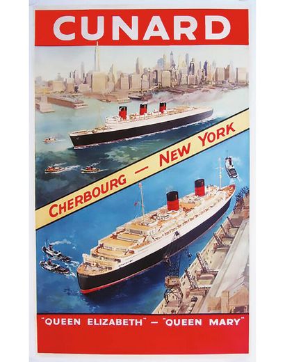 Cunard Cherbourg - New York 