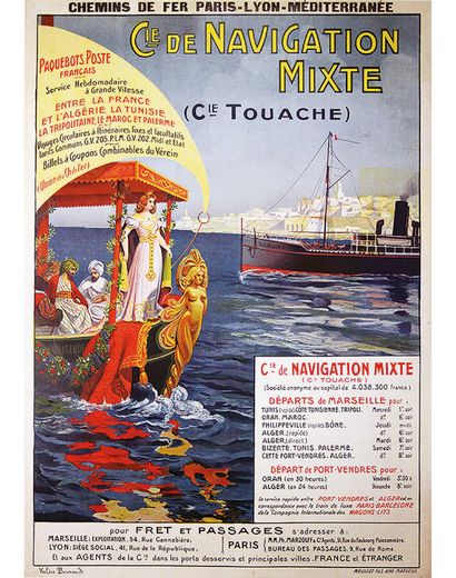 Cie de navigation Mixte (cie Touache) vers...