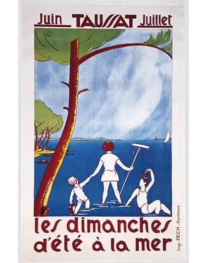Taussat Les Dimanches D'Eté à LA Mer vers...