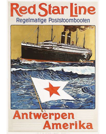 Red Star Line - Antwerpen Amerika 1920

O....