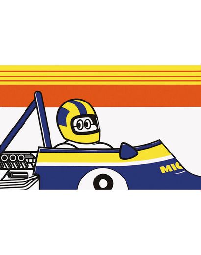 Michelin Bibendum Michelin F 1- Plaque Peinte...