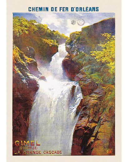 Gimel Corrèze La Grande Cascade vers 1900

VUILLIER...