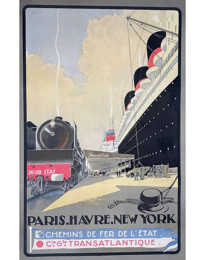 Cie Gle Transatlantique Paris Le Havre New...