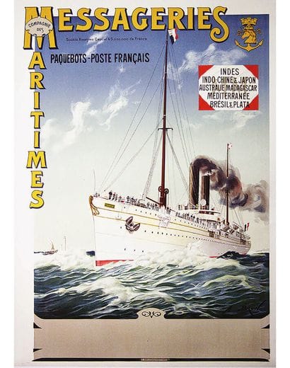 Messageries Maritimes Indochine Japon Australie...