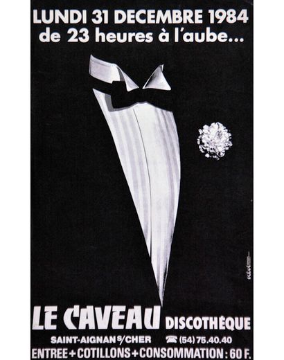 Le Caveau Discothèque Lundi 31 Decembre 1984...