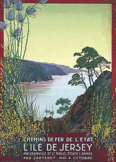 Falaises de Plémot Ile de Jersey par Granville...