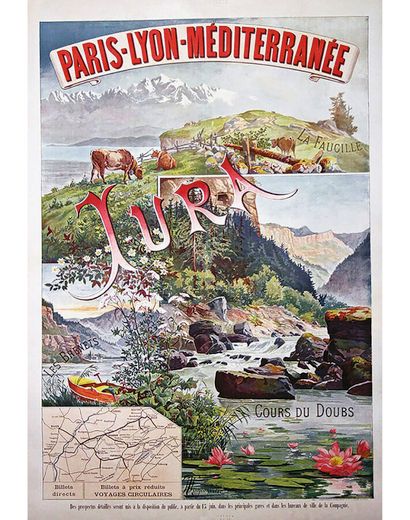 Jura, Cours du Doubs PLM vers 1900

TANCONVILLE

Chromotypographie...