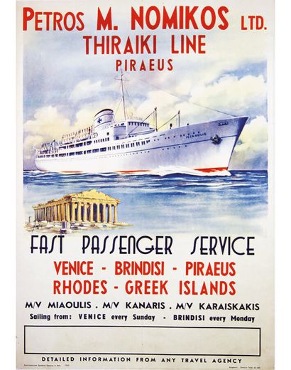 Thiraiki line Petros M. Nomikos vers 1950

Angassini...