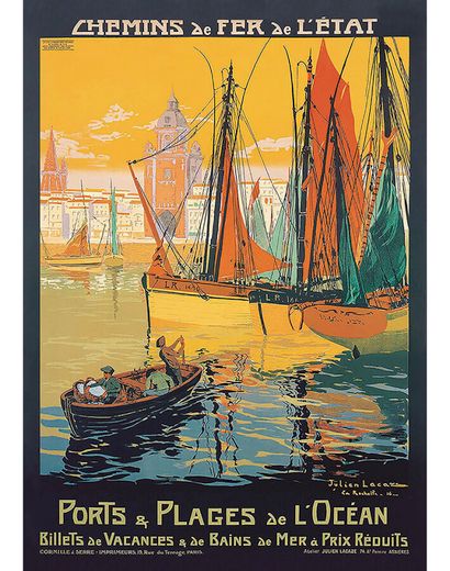 La Rochelle Ports & Plages de L'Océan 1914

LACAZE...
