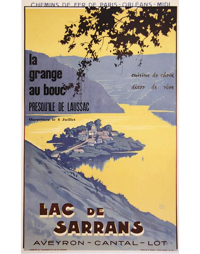 Lac de Sarrans Paris PO Midi 1935

ALO

Chaix...
