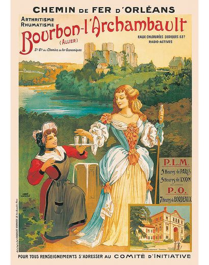 Bourbon L'Archambaud Eau Chloruré Saudique...