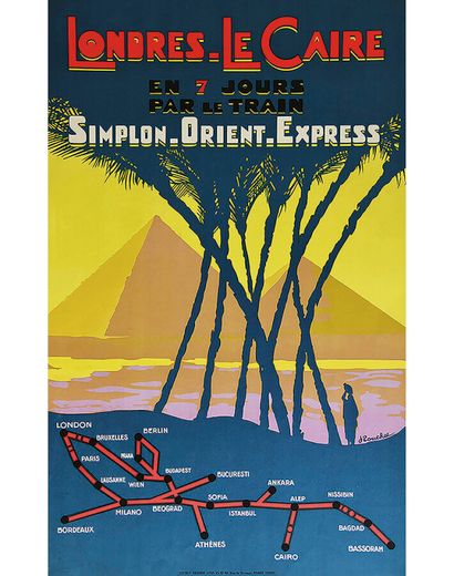 Simplon Orient Express Londres Le Caire vers...