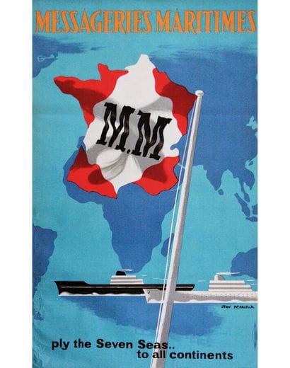 Messageries Maritimes To All Continent vers...
