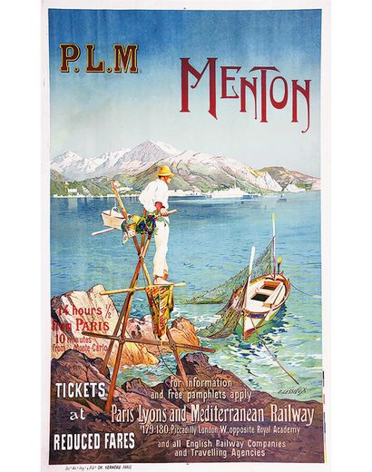 Menton PLM vers 1920

LESSIEUX

Charles Verneau...