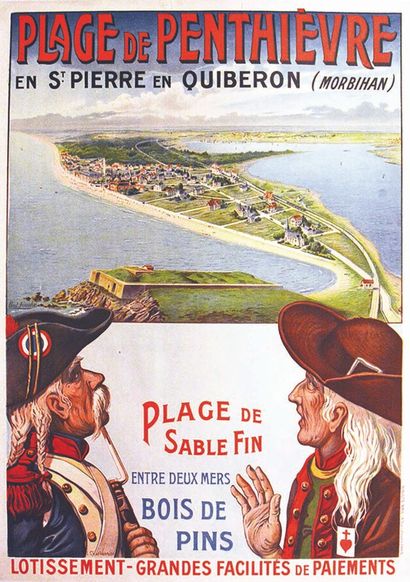 Quiberon Plage de Penthièvre en St Pierre...