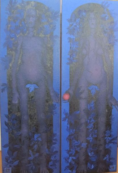 Ecole Moderne

Adam et Eve

Paire d'huiles...