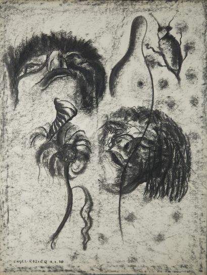 ENGEL-ROZIER (1885-1965)

Fusain sur papier...