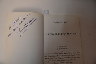 [ART MODERNE] DESSEUX Yvonne, A l'école de...