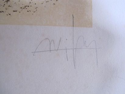 LAM Wilfredo (1902-1982)

Lithographie signée...